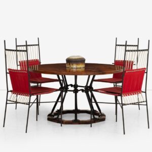 Alternative view of Cleo Baldon for Terra Dining Table, 1960s Venice, California, USA