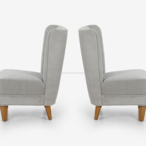 Alternative view of Edward Wormley Dunbar Slipper Lounge Chairs, 1942