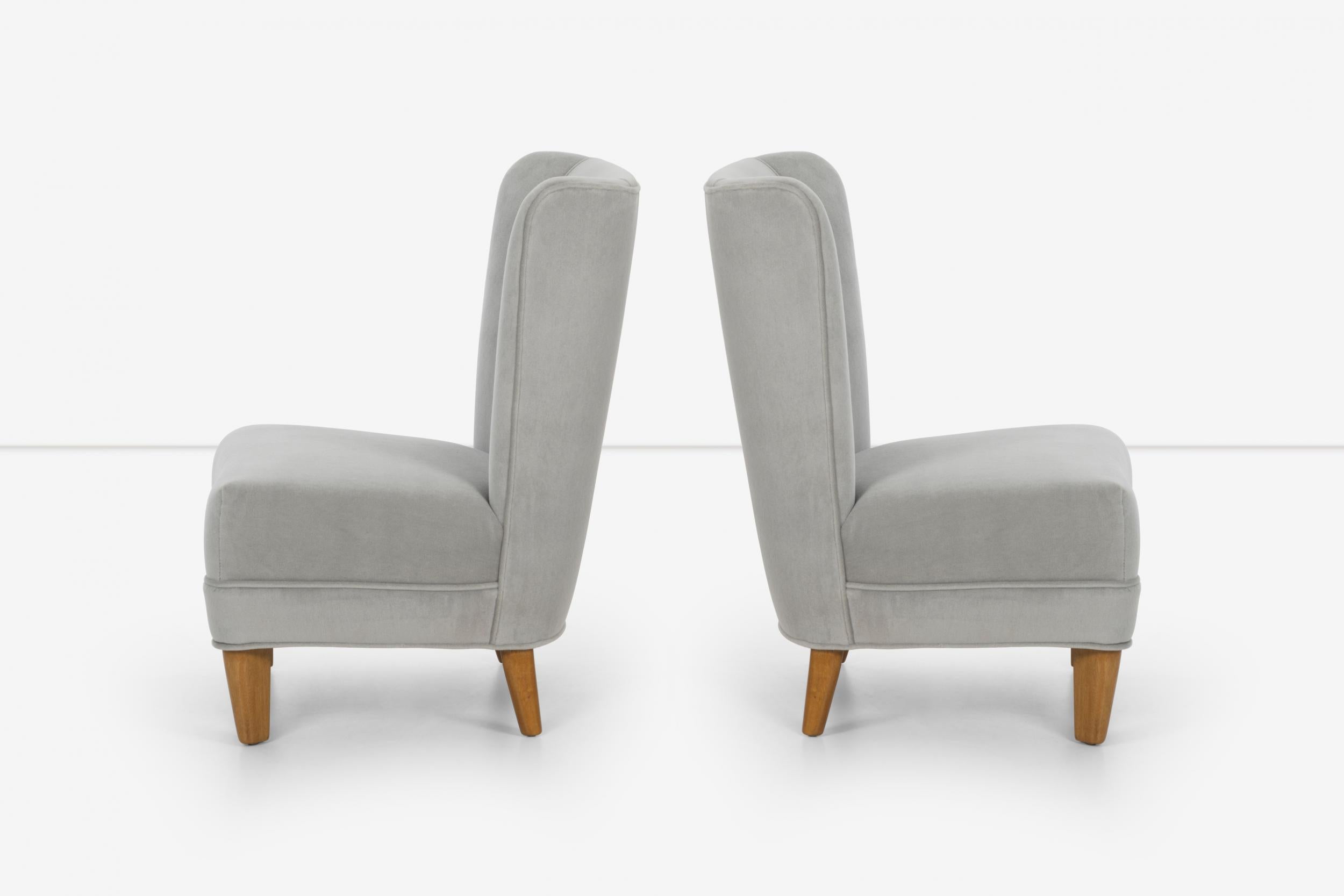 Edward Wormley Dunbar Slipper Lounge Chairs, 1942 - Image 2