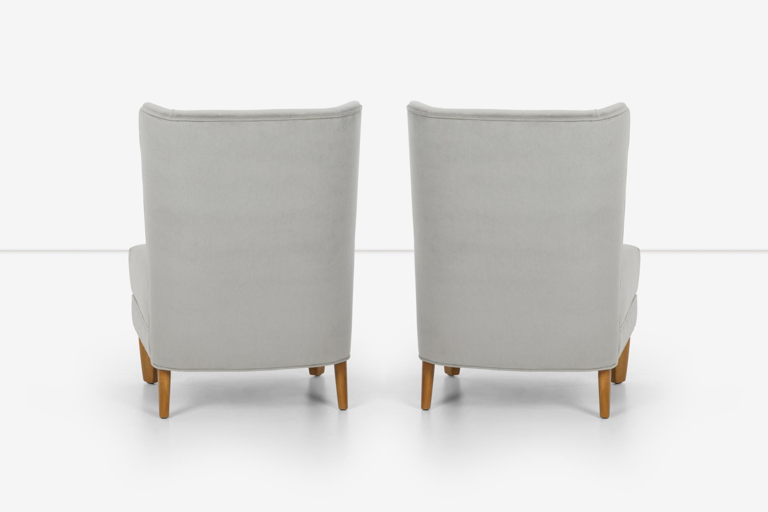 Edward Wormley Dunbar Slipper Lounge Chairs, 1942 - Image 4