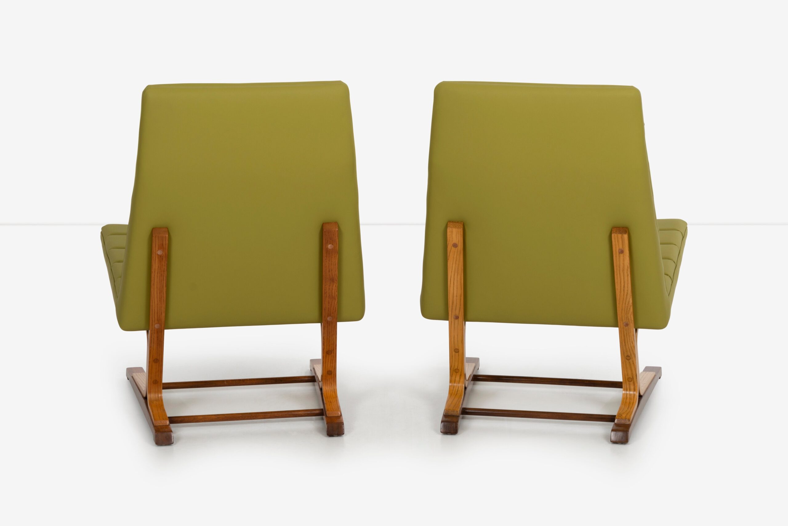 Roger Lee Sprunger for Dunbar Pair of Cantilever Lounge Chairs - Image 4