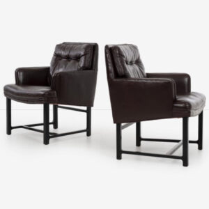 Edward Wormley Dunbar Pull-Up Lounge Chairs