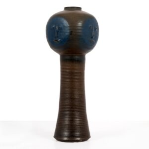 Alternative view of Clyde Burt Face Vase