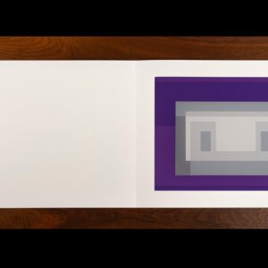 Alternative view of Josef Albers "Formulation: Articulation" Portfolio II, Folder 18